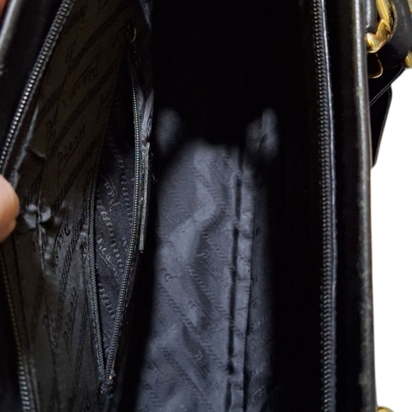 PAOLA PICASSO VINTAGE ITALIAN LEATHER HANDBAG TOTE - Picture 13 of 17